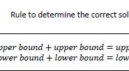 When combining operations for bounds, you have to be careful with your selection of upper or lower bounds to ensure you achieve the maximum or minimum desired.